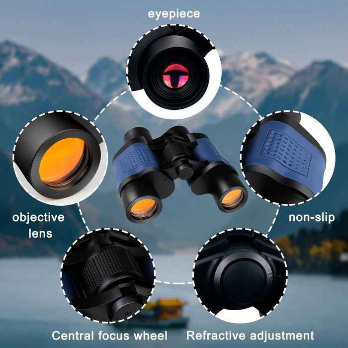Future AI Techs 60x60 HD Night Vision Binoculars — Outdoor Viewing